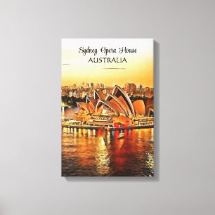 Sydney Opera House, Australia Canvas Print