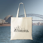 Sydney Opera House Australia drawing sketch Tote Bag<br><div class="desc">Sydney Opera House Australia drawing sketch</div>