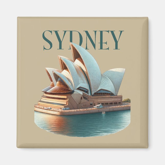 Sydney Opera House Australia Magnet (Front)