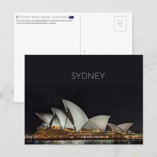 Sydney Opera House, Australia Postcard