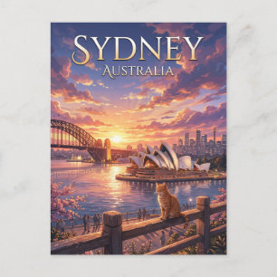 Sydney Opera House Australia Postcard