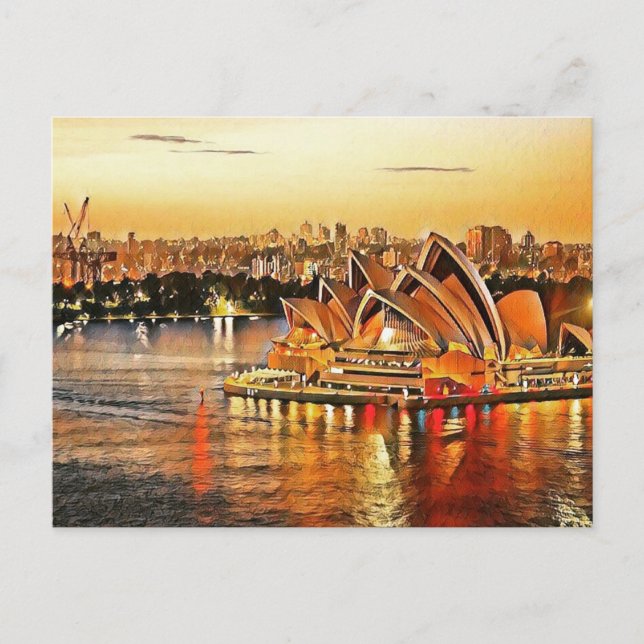 Sydney Opera House, Australia Postcard (Front)