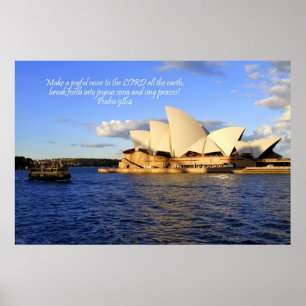 Sydney Opera House, Australia Poster