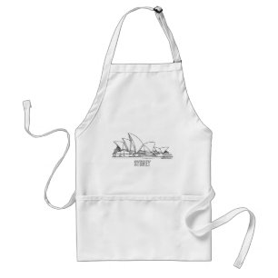 Sydney Opera House Australia souvenir Standard Apron