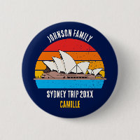 Sydney Opera House Australia Trip Custom Name Tag