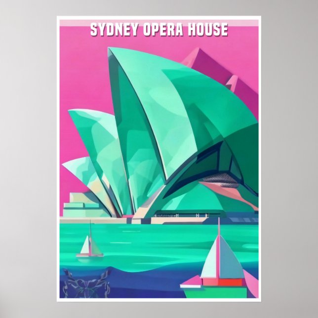 Sydney Opera House Autrialia Poster (Front)