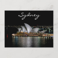 Sydney Opera House by Night, Australia, Photo