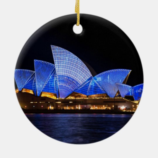 Sydney Opera House Christmas Ornament  Zazzle.co.uk