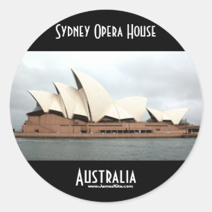 Sydney Opera House Classic Round Sticker