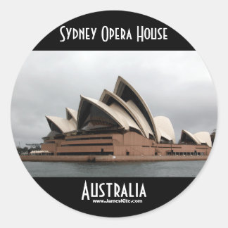 Sydney Opera House Classic Round Sticker