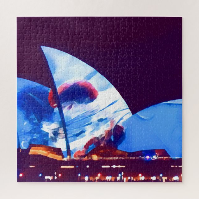 Sydney Opera House colourful Australia Jigsaw Puzzle (Vertical)