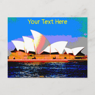 Sydney Opera House customisable Postcard