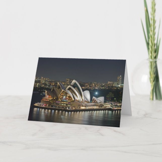 Sydney Opera House Greeting Card (Front)