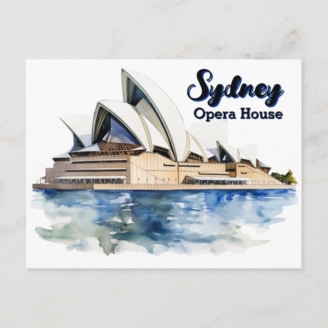  Sydney Opera House: Iconic Elegance by the Harbou Postcard (Front)