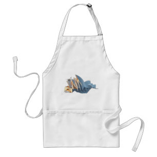 Sydney Opera House in Lace Patterns Standard Apron