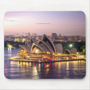 Sydney Opera House in the Evening Mouse Mat