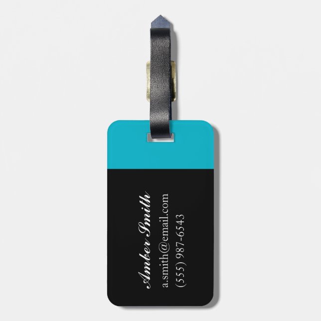 Sydney Opera House Luggage Tag (Back Vertical)