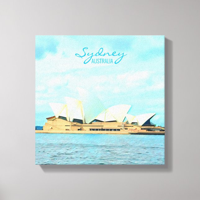 Sydney Opera House modern travel print (Front)