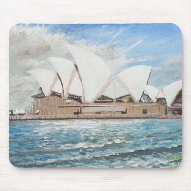 Sydney Opera House Mouse Mat (Front)