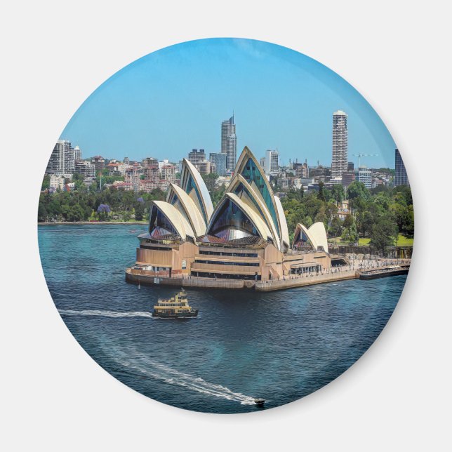 Sydney - OPERA HOUSE - panorama Magnet (Front)