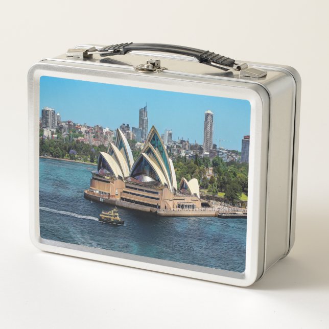 Sydney - OPERA HOUSE - panorama Metal Lunch Box (Front)