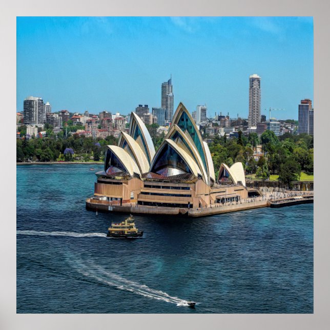 Sydney - OPERA HOUSE - panorama Poster (Front)