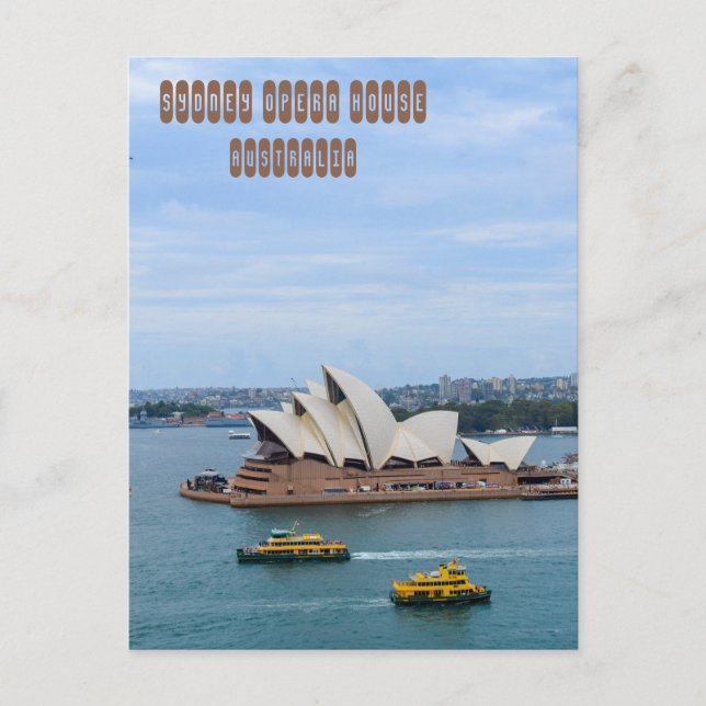 Sydney Opera House Postcard (Front)
