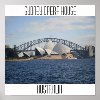 Sydney Opera House Poster