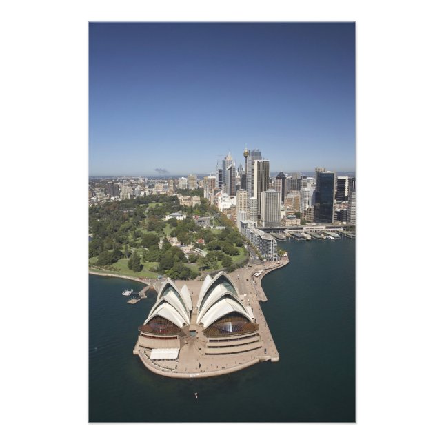 Sydney Opera House, Royal Botanic Gardens, CBD Photo Print (Front)