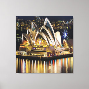Sydney - OPERA HOUSE - view Canvas Print