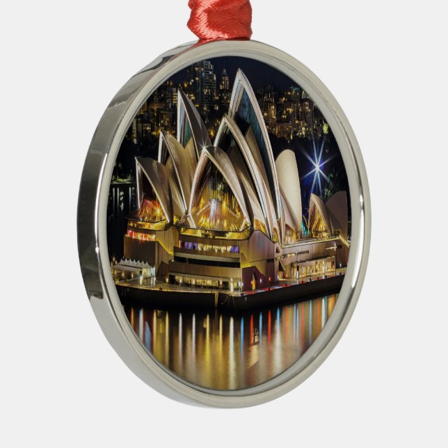 Sydney - OPERA HOUSE - view Metal Tree Decoration (Right)