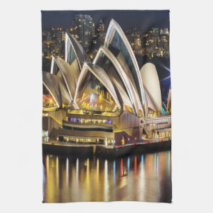 Sydney - OPERA HOUSE - view Tea Towel