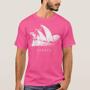 Sydney Opera House Vintage Skyline Australia Trip T-Shirt