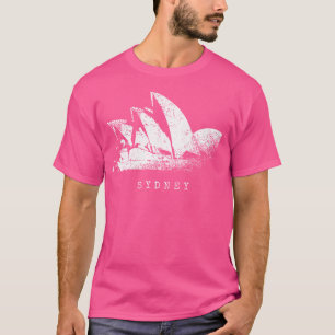 Sydney Opera House Vintage Skyline Australia Trip  T-Shirt
