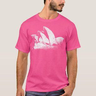 Sydney Opera House Vintage Skyline Australia Trip  T-Shirt