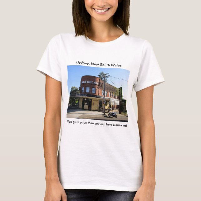 Sydney Pubs: Blues Point Hotel T-Shirt (Front)