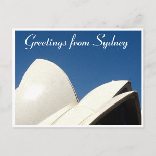 sydney sail greetings postcard