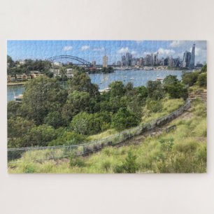 sydney skyline gardens jigsaw puzzle