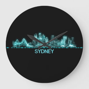 Sydney Skyline Large Clock