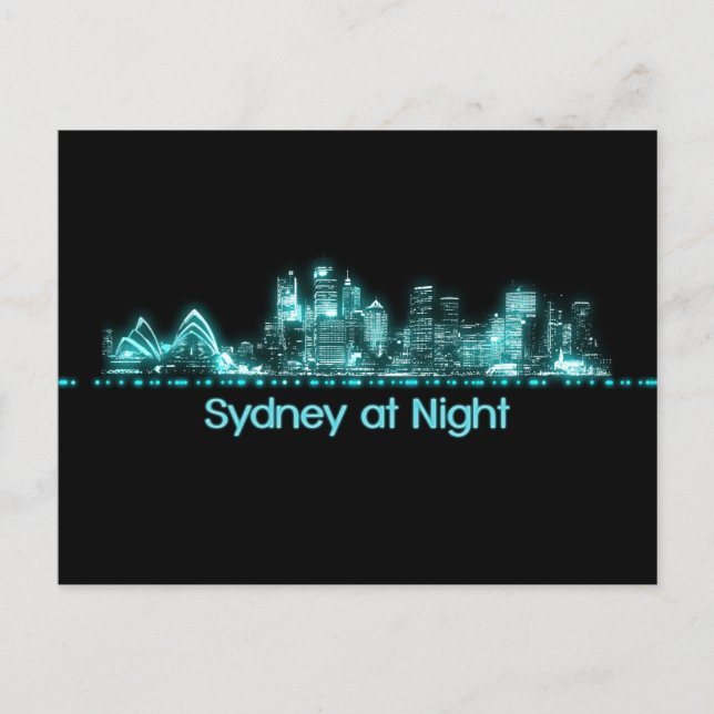 Sydney Skyline Postcard (Front)