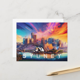 Sydney The Harbour City  Postcard