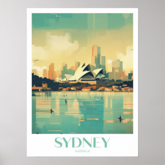 Sydney Travel Print Wall Art