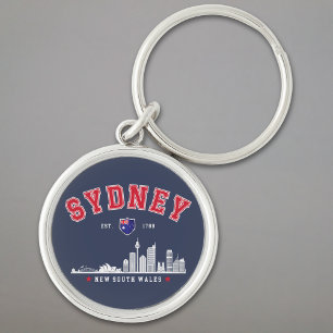 Sydney Urban Landscape Key Ring