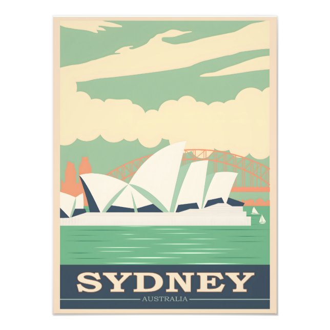Sydney vintage poster (Front)