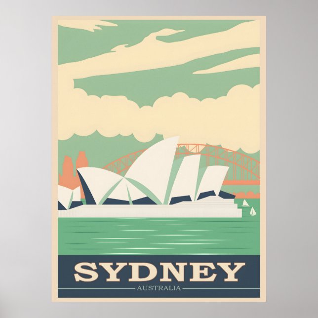 Sydney vintage poster (Front)