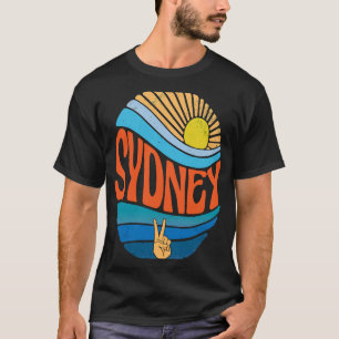 Sydney Vintage Sunset Sydney Groovy Tie Dye T-Shirt