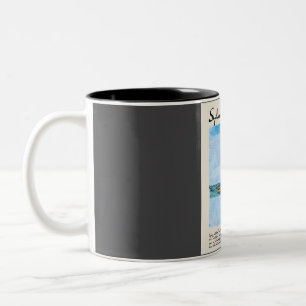 Sydney Vintage Watercolour Travel Two-Tone Coffee Mug