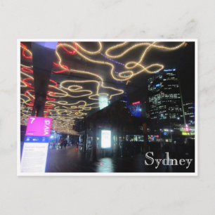 sydney vivid light paths postcard