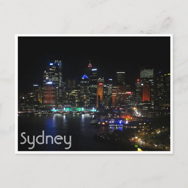 sydney vivid lights postcard (Front)