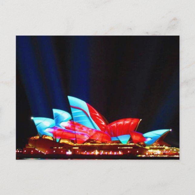 sydney vivid sails postcard (Front)
